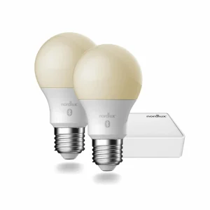 Nordlux Smart Light Starter-Kit EU E27 2er+Bridge^ Ponts De Connexion