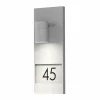 Konstsmide Numéro de maison lumineux Modena 7655, gris^ Appliques Murales Extérieures
