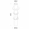 OLEV fixation de sol pour potelet Grounding^ Matériel Électrique