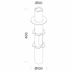 OLEV fixation de sol pour potelet Grounding^ Matériel Électrique