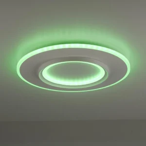 Q-Smart-Home Paul Neuhaus Plafonnier LED intelligent Q-Kalina, blanc, Ø 50 cm^ Plafonniers Connectés