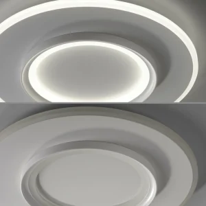 Q-Smart-Home Paul Neuhaus Plafonnier LED intelligent Q-Kalina, blanc, Ø 50 cm^ Plafonniers Connectés