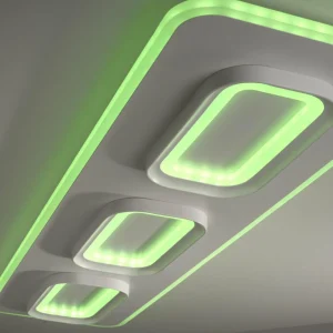 Q-Smart-Home Paul Neuhaus Plafonnier LED intelligent Q-Kalina blanc 115 x 30 cm^ Plafonniers Connectés