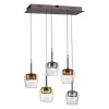 Q-Smart-Home Paul Neuhaus Suspension Smart LED Q-Kon multicolore à 5 lampes^ Suspensions Connectées
