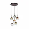 Q-Smart-Home Paul Neuhaus Suspension Smart LED Q-Kon multicolore à 6 lampes^ Suspensions Connectées