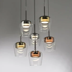 Q-Smart-Home Paul Neuhaus Suspension Smart LED Q-Kon multicolore à 6 lampes^ Suspensions Connectées