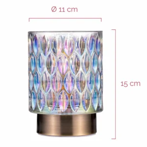 Pauleen Clear Glamour lampe déco verre, batterie^ Lampes Décoratives