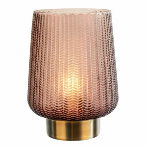 Pauleen Fancy Glamour E27-LED batterie taupe/mess.^ Lampes Décoratives
