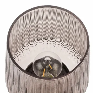 Pauleen Fancy Glamour E27-LED batterie taupe/mess.^ Lampes Décoratives