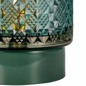 Pauleen Modern Glamour LED E14 turquoise métal^ Lampes Décoratives