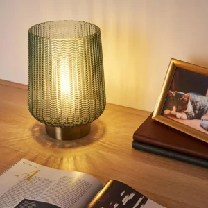 Pauleen Pretty Glamour E27-LED turquoise/laiton^ Lampes Décoratives
