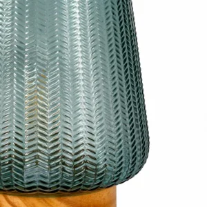 Pauleen Pretty Glamour LED E27 turquoise bois^ Lampes Décoratives
