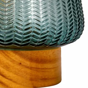 Pauleen Pretty Glamour LED E27 turquoise bois^ Lampes Décoratives