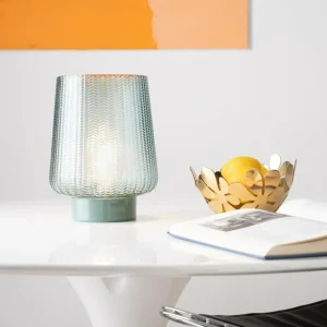 Pauleen Pretty Glamour LED E27 turquoise métal^ Lampes Décoratives