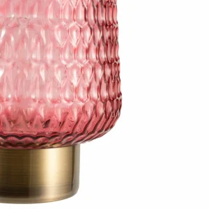 Pauleen Rose Glamour LED E27 pile pied métal^ Lampes Décoratives