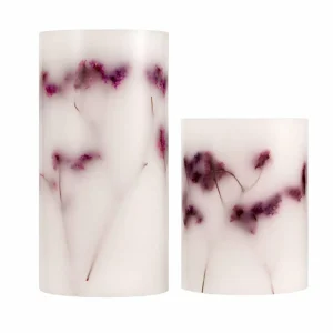 Pauleen Shiny Bloom Candle Bougie LED Set de 2 pièces^ Lumière De Noël