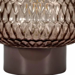 Pauleen Sparkling Glamour pile gris pied bois^ Lampes Décoratives