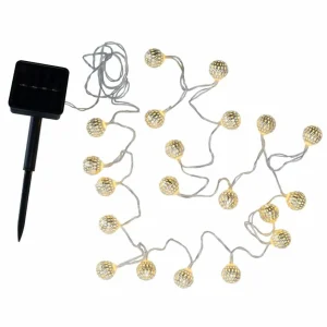 Pauleen Sunshine Glamour guirlande solaire argenté^ Lampes Décoratives