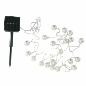 Pauleen Sunshine Glamour guirlande solaire argenté^ Lampes Décoratives