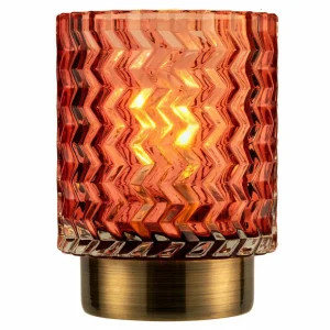 Pauleen Sweet Glamour LED E14 rouge/laiton^ Lampes Décoratives