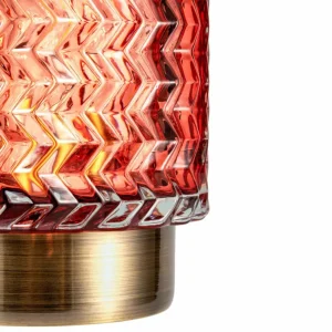 Pauleen Sweet Glamour LED E14 rouge/laiton^ Lampes Décoratives