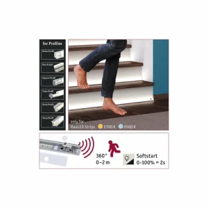 Paulmann capteur mouvement/lumière profilé LED^ Détecteurs De Mouvement