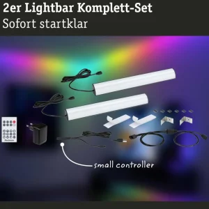 Paulmann EntertainLED Lightbar, RVB, 60cm, Set de 2 pièces^ Lampes Décoratives