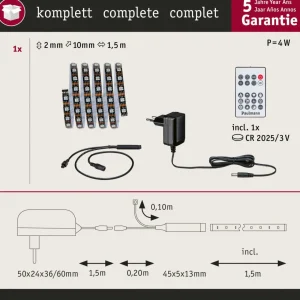 Paulmann EntertainLED Rubans LED, RVB, Set, 1,5m^ Lampes Décoratives