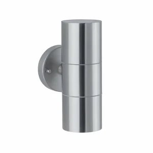 Paulmann Flame applique 2 lampes acier inox^ Appliques Murales Extérieures