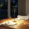 Paulmann Lampe à poser LED rechargeable Gilo, noir, plastique, IP44^ Lampes Décoratives