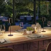 Paulmann Lampe à poser LED rechargeable Tuni, noir, plastique, IP44^ Lampes Décoratives