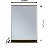 Paulmann Miro miroir mur LED CCT 62x45cm backlight^ Meubles & Aménagements