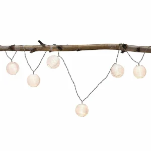 Paulmann Mobile Lampion guirlande 7 l. blanc^ Lampes Décoratives