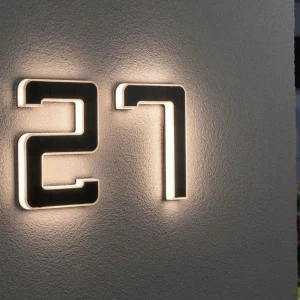 Paulmann numéro de maison solaire LED 8^ Boîtes Aux Lettres