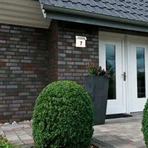 Paulmann numéro maison lumineux solaire LED, IP44^ Boîtes Aux Lettres