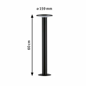 Paulmann Plug & Shine Borne lumineuse LED Plate, RGBW, ZigBee^ Éclairage Extérieur Connecté