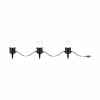 Paulmann Plug & Shine Chaîne d'éclairage extérieur Tubs anthracite 3xE14^ Lampes Décoratives