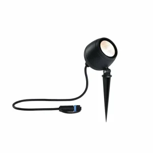 Paulmann Plug & Shine spot LED Kikolo, 3.000 K, 20°, aluminium^ Projecteurs D'Extérieur