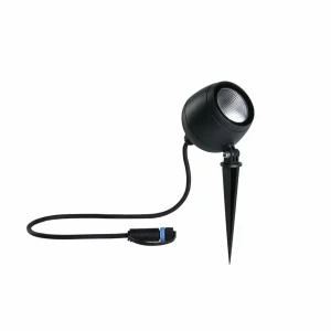 Paulmann Plug & Shine spot LED Kikolo, 3.000 K, 20°, aluminium^ Projecteurs D'Extérieur