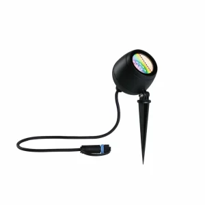 Paulmann Plug & Shine Spot LED Kikolo Piquet de terre, ZigBee, RGBW^ Éclairage Extérieur Connecté