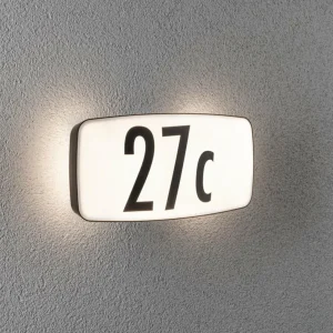 Paulmann Sheera numéro de maison lumineux capteur^ Boîtes Aux Lettres