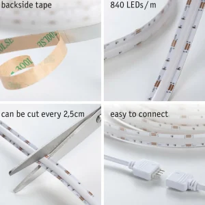 Paulmann SimpLED Kit ruban COB RVB 1,5 m^ Lampes Décoratives
