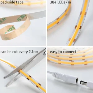 Paulmann SimpLED Ruban Set COB 3.000 K 1,5 m^ Lampes Décoratives
