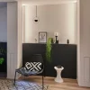 Paulmann Square profil, noir, diffuseur blanc, 1 m^ Lampes Décoratives
