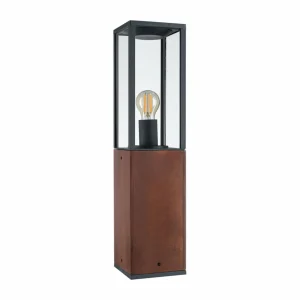 Paulmann Timba luminaire pour socle avec bois, hauteur 60 cm^ Potelets Extérieurs
