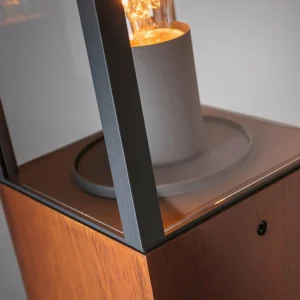 Paulmann Timba luminaire pour socle avec bois, hauteur 60 cm^ Potelets Extérieurs