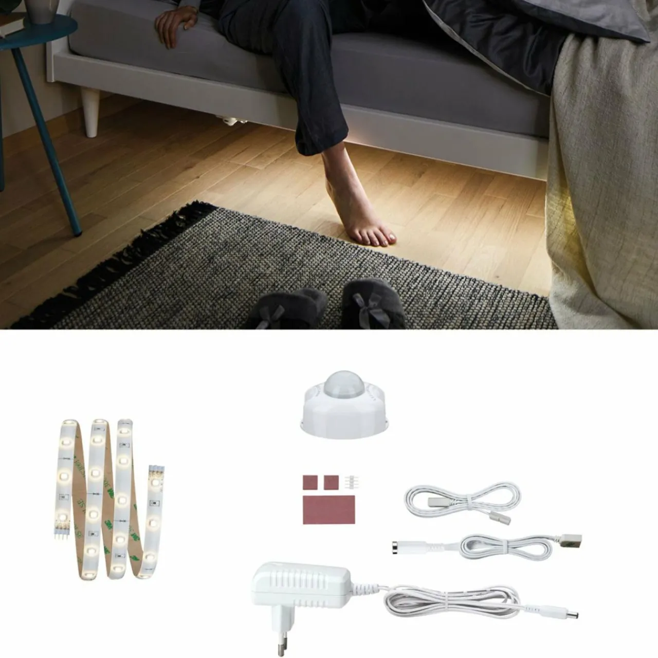 paulmann_yourled_night_set_w_avec_capteur_blanc_0.webp Paulmann YourLED Night Set 3 W avec capteur, blanc^ Lampes Décoratives