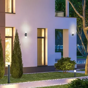 Trio Lighting Petite applique d’extérieur Hossic avec détecteur^ Appliques D'Extérieur Avec Détecteur