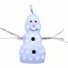 STAR TRADING Petite figurine LED Crystal Snowman extérieur^ Lumière De Noël