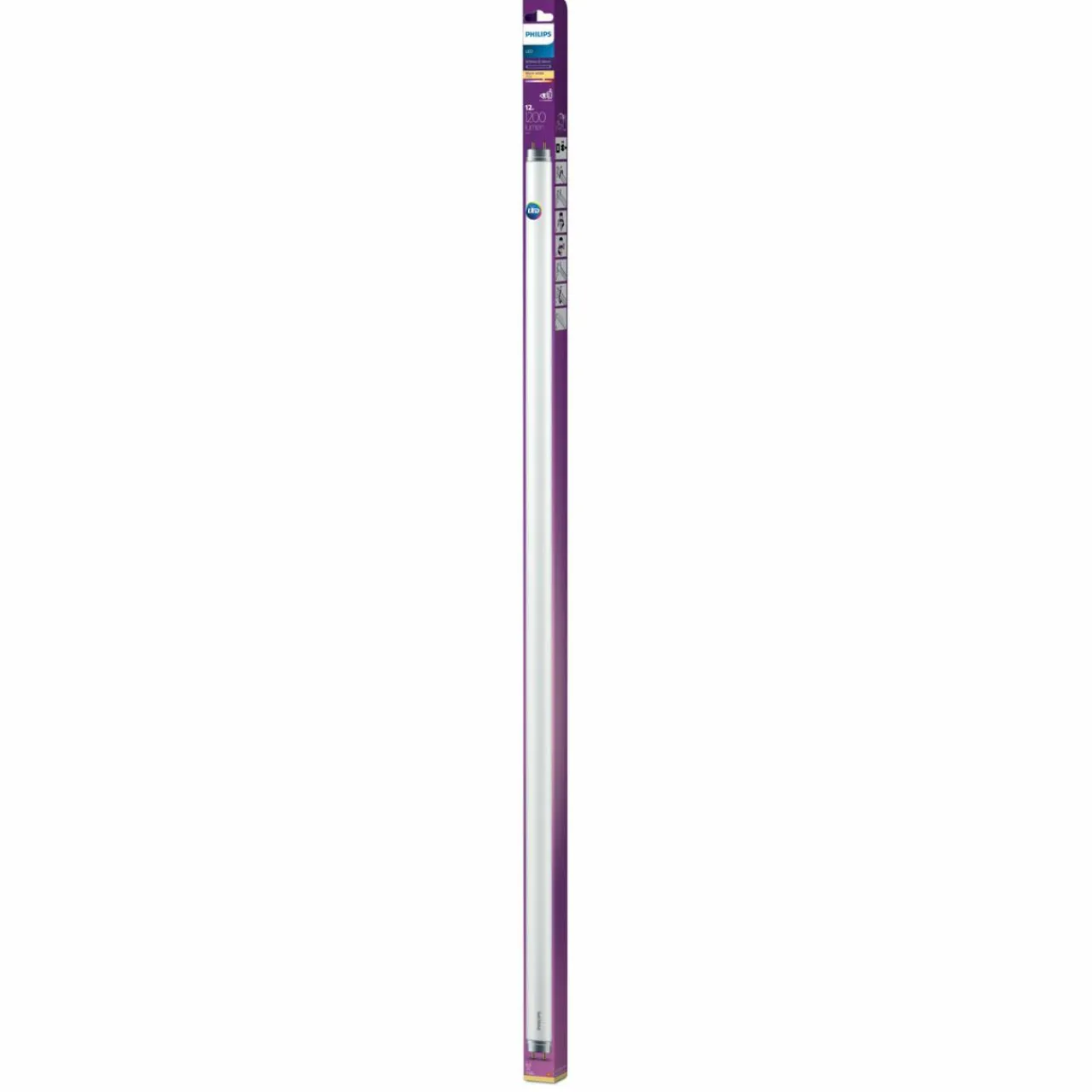 philips_g_t_ampoule_tubulaire_led_w_cm_k_1-7.webp Philips G13 T8 Ampoule tubulaire LED 12W 90,9cm 2.700K^ Tubes Fluorescents